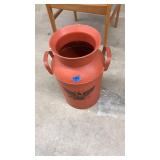 PAINTED MILK PAIL