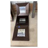 3 PC WALL MIRROR SET