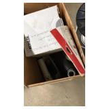 BOX OF PLUMBING SUPPLIES