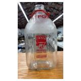 KOONTZ CREAMY GLASS MILK JUG