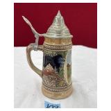 7IN GERZIT LIDDED BEER STEIN