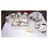 GUCCI PLAYING CARDS SERVINGWARE SET