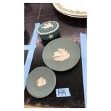 3 PC WEDGEWOOD JASPERWARE COLL