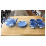 WEDGEWOOD JASPERWARE TEA SET