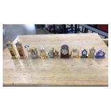 COLL OF MINIATURE CLOCKS & ETC