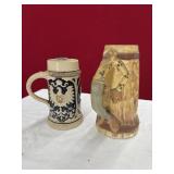 2 BEER MUGS