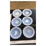6 WEDGEWOOD JASPERWARE COLL PLATES