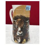 HAND PAINTED GERMAN BEER MUG