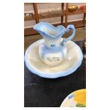 WASH BOWL & PITCHER SET