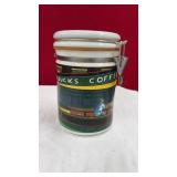 VINTAGE STARBUCKS CERAMIC COFFEE CANISTER