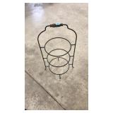 IRON 3 TIER SERVING TRAY