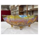 MARIGOLD CARNIVAL GLASS FRUITBOWL