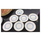 WEDGEWOOD QUEENSWARE FRUIT PLATES