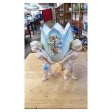 MIDCENTURY LENWILE ARDALT PORCELAIN BOWL CHERUBS