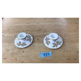 WEDGWOOD CANDLESTICK HOLDERS