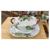 BERRYTIME BY SHAFFORD TUREEN ON PLATTER
