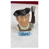 ROYAL DOULTON GUNSMITH TOBY MUG, WILLIAMSBURG COL