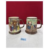2 BESWICK BEER MUGS
