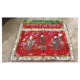 CHINESE TAPESTRY- HEAVILY DAMAGED