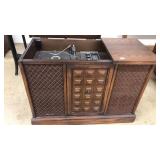 SOLID STATE THE VOICE OF MUSIC RECORD CABINET