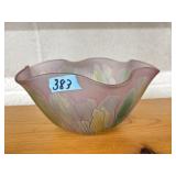 BLOWN GLASS CENTERPIECE BOWL