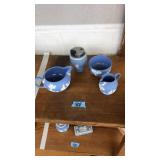 WEDGEWOOD JASPERWARE 4 PC COLL