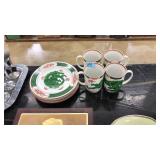 FRITZ & FLOYD DRAGON DISH SET