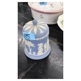 WEDGEWOOD JASPERWARE LIDDED JAR