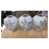 3 LENOX VASES