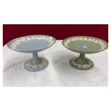 2 WEDGWOOD PEDSTAL COMPOTE DISHES