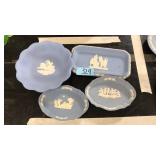 WEDGEWOOD JASPERWARE 4 PC COLLECTION