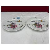 PAIR OF LIMOGE PLATES