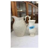 LENOX VASE & PITCHER