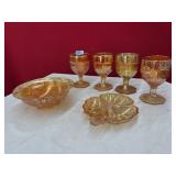 MARIGOLD CARNIVAL GLASS COLLECTION