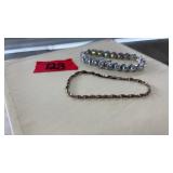 2 STERLING STERLING BRACELETS