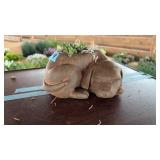 SMALL DOG PLANTER WITH SUCCULANT
