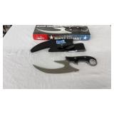 HIBBEN'S REAPER KARAMBIT KNIFE & BELT HOLSTER