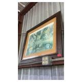 FRAMED "MY CIDER BARREL" PRINT, BOB TIMBERLAKE