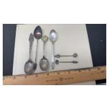 ASST STERLING SPOONS (6)