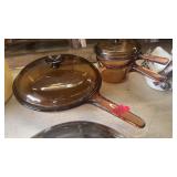 VISION AMBER GLASS PANS SET