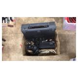 VHS PLAYER, VHS REWINDER MISC HEADPHONES