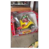 M&M REBEL WITHOUT A CLUE DISPENSER, IN OG BOX