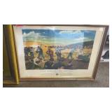 "GOOD MARKSMANSHIP & GUTS" FRAMED ARMY PRINT