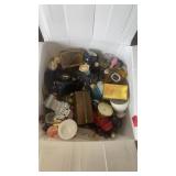 BOX OF ASST. AVON PERFUME BOTTLES, ETC