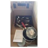 FLATWARE AND ASST. KITCHENWARE