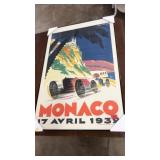 FRAMED MONACO 1938 POSTER PRINT, FALCUCCI-32