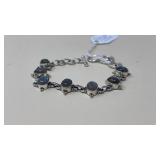 STERLING & LABRADORITE BRACELET