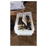 BIN OF ASST. HAND TOOLS & BITS