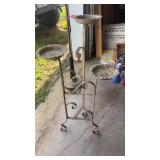 ADJUSTABLE THREE TIER OUTDOOR CANDLE HOLDER