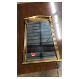 GOLD FINISH WALL MIRROR